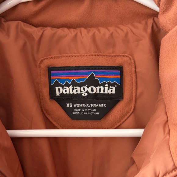 Women’s XS Patagonia Quilted Jacket in Rust Orange LIKE NEW - Picture 5 of 6